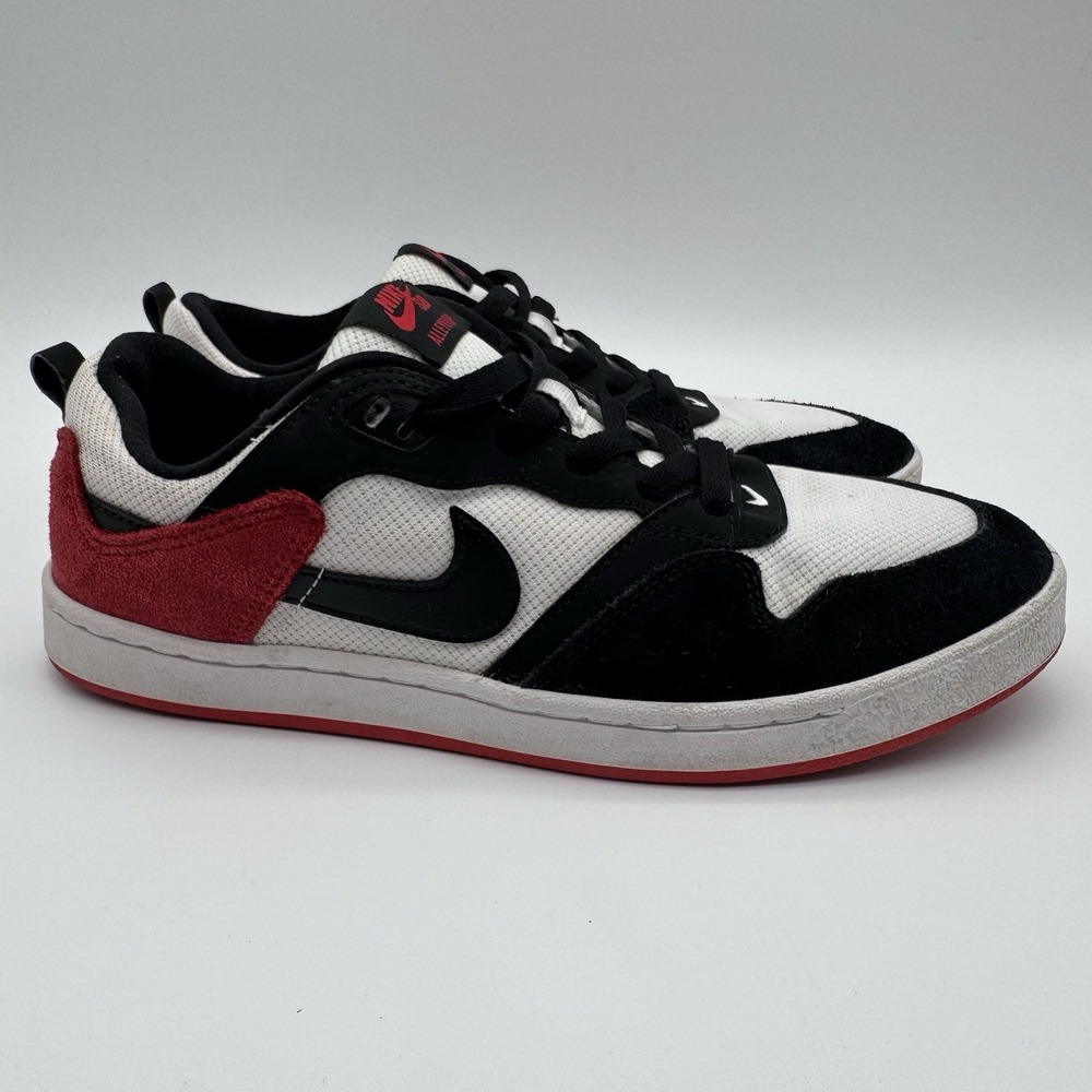 Nike SB Alleyoop Mens Size 9 Black Toe White University Red CJ0882-102